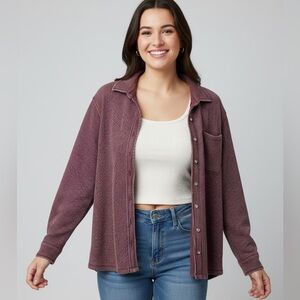 Textured Shirt & Button Up